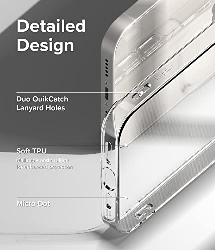 Image of Ringke Air Compatible with iPhone 14 Plus Case Cover Transparent Lightweight Soft Flexible TPU Scratch Resistant Natural Form iPhone 14 Plus Back Cover - Clear