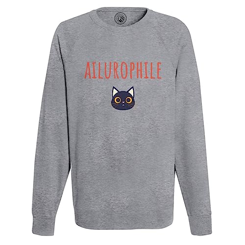 Sweat Shirt Homme Chat Amour vêtement imprimé pour ailurophile