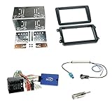 skoda octavia combi tacho ausbauen  Einbauset: Doppel-DIN Blende Radio Blende schwarz + Multilead Lenkradinterface für VW Multivan Tiguan 5N Touran Polo V Passat CC B6 B7 Golf V VI Plus EOS Caddy Skoda Fabia (5J) Octavia II (1Z)