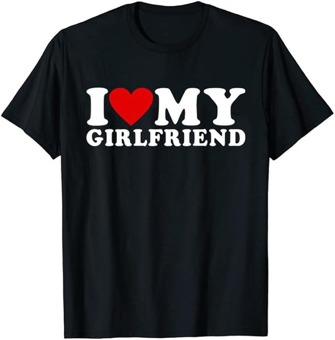 T-shirt "I Love My Girlfriend" aperçu 3