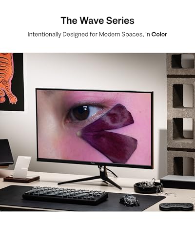 Image of Pixio PX246 Wave 24 inch 120Hz Refresh Rate FHD 1080p Resolution IPS Panel 4ms GTG Response Time Gaming Monitor with Adaptive Sync
