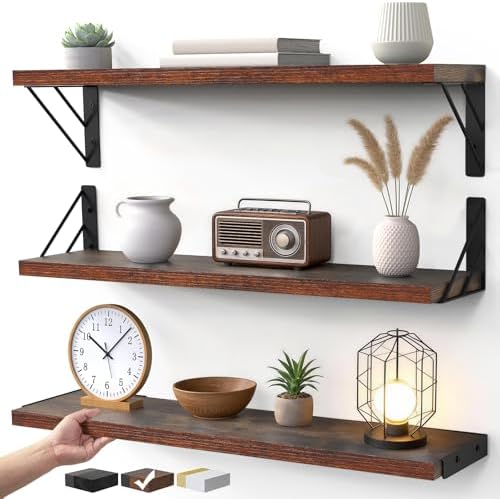 BAYKA 23-in Floating Wall Shel...