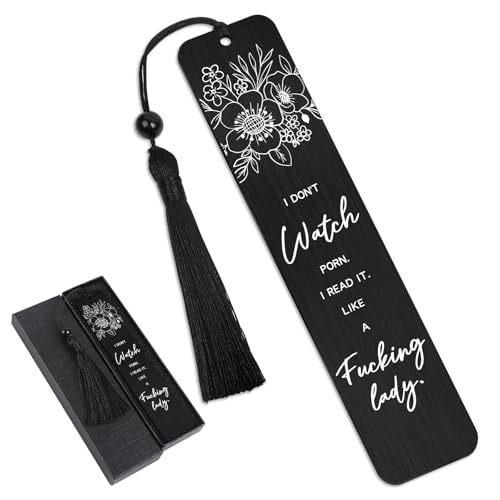 Funny Bookmark Book Lovers Gift - Dark Romance Bookmark Stainless Steel Bookmarks Birthday Gifts Women Nerd Bookish Gift Bookworm Coworker Friends...