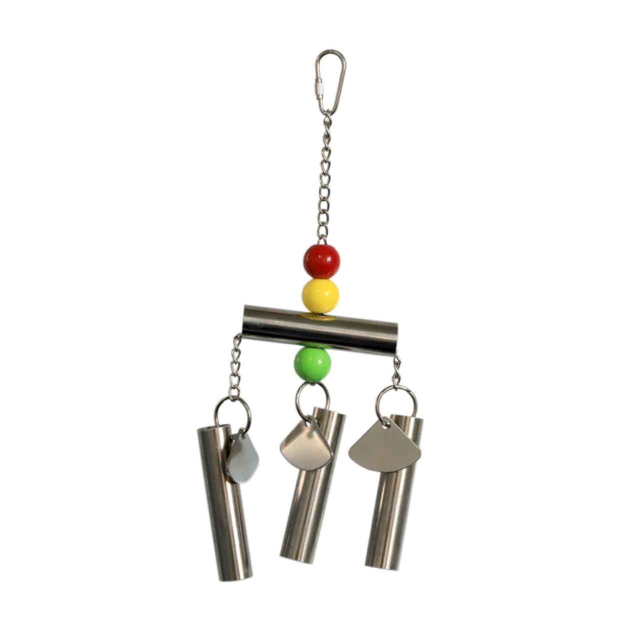 FRCOLOR 3stücke Vogelspielzeug Mit Glocke Für Mittelgroße Und Große Papageien Und Eichhörnchen Zufällig Gefärbten Perlen Für Käfigspiele