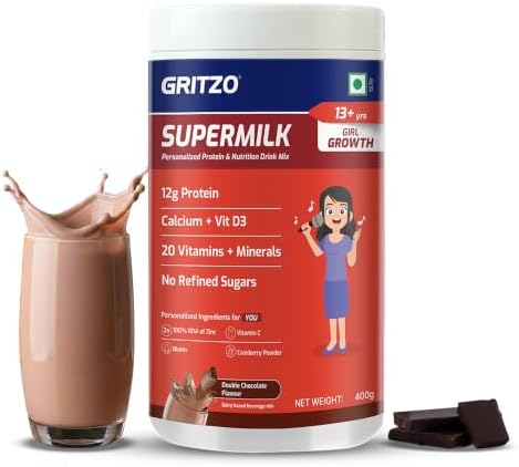 Gritzo SuperMilk Growth (13+ Girl), Double Chocolate, 400g