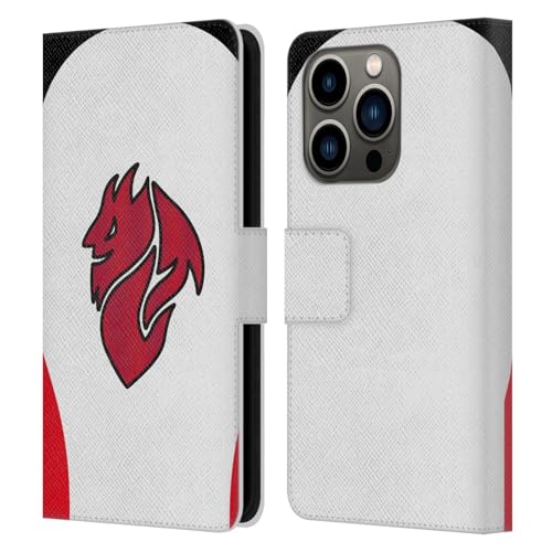 Étui en Cuir AC Milan iPhone 14 Pro Finition Premium Head Case