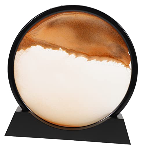 Mouvement liquide decoration de table sablier maison paysage sable