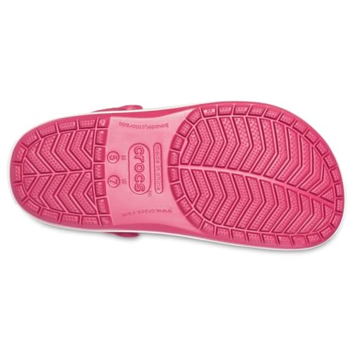 Image of Crocs Unisex Adult Crocband Clog 11016-6OR Pomegranate /Rose Dust M8W10