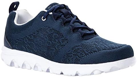 Propét Women's TravelActiv Sneakers Casual Lace-Up Shoes, Navy, 10 XX-Wide | Image 1