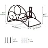 Metal Garden Hose Holder - Wall Mounted Water Hose Holder - Hose Hanger Heavy Duty for Water Hose Extension Cords Vacuum Hose bronze