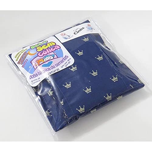 Bolsa Térmica Bebê sem Cólica com Cinta Coroa Azul