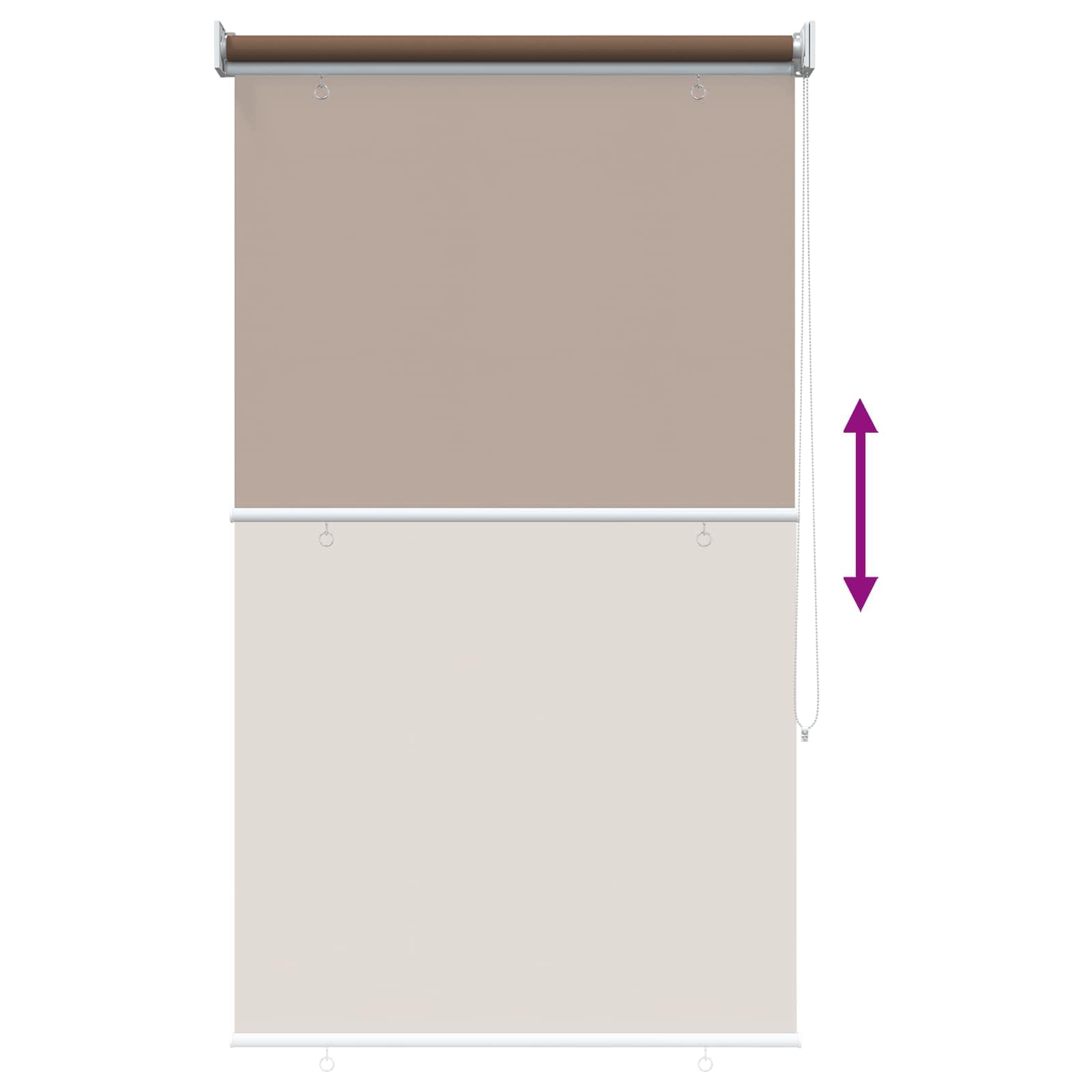Tenda avvolgibile con coulisse laterale, 60 x 140 cm, protezione | Perfetto per veranda e soggiorno: protezione da sguardi indiscreti regolabile e filtro antiriflesso per un facile montaggio a