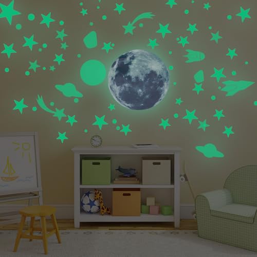 Set de vinilos decorativos luminosos para pared 20cm miniatura 5