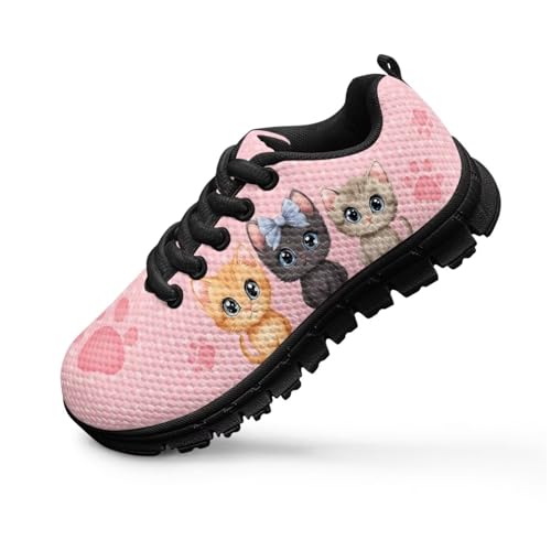 Boys Girls Cartoon Animal Sneakers Non Slip Breathable Sports Running Shoes Lightweight Comfortable Casual Walking Shoes