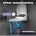 Bidet Toilet, One Piece Toilet with Tankless, Heated Toilet Seat, Bidet Warm Water, Dryer, Foot Sensor Operation, Auto Toilet Flushing
