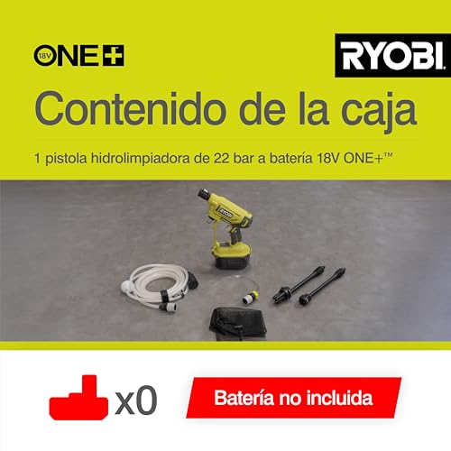 Ryobi RY18PW22A-0 Battery Pressure Lance 18V ONE+ 182 l/h 22 Bar (Body Only) thumbnail 7