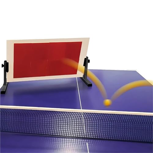 Tavola da ping pong portatile per rimbalzo, attrezzatura da ping pong per allenamento al chiuso, ideale per allenamento da soli e accessori per il miglioramento delle abilità