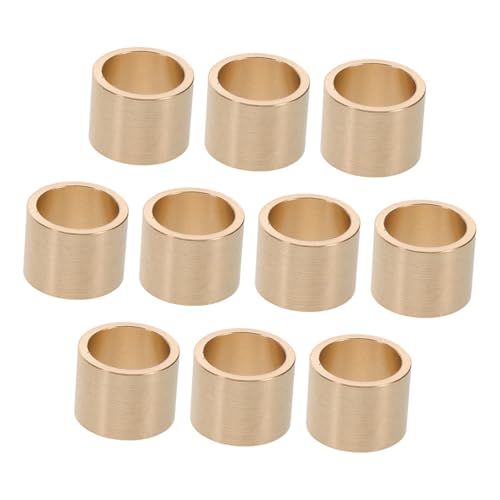 GALPADA 10Pcs Copper Pool Ferrules Billiard Tip Repair Tools for Easy Maintenance and Upgrades Durable Snooker Accessories for Pool Enthusiasts
