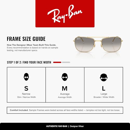 Image of Ray-Ban Unisex Rb3755 Rectangular Sunglasses