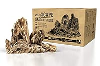 Drachenstein Natur – ARKA mySCAPE-Dragon Rocks 10 kg – 10–30 cm Mix für spektakuläre Aquascapes & Landschaften im Süßwasseraquarium – bepflanzbar, garnelenfreundlich & auch für Terrarien geeignet