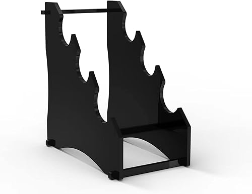 Miniatura 4 de WANLIAN Soporte de exhibición de sable de luz, soporte de sable de luz acrílico de escritorio para sable de luz, soporte de espada (negro)