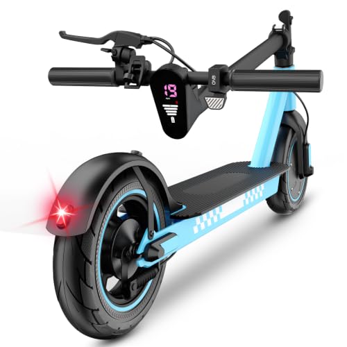 Image of Electric Scooter,8.5 inch /10 inch Solid Tires,UP to 19MPH,350W /500W Powerful Motor,20-31 Mile Range with Braking System,Foldable Lightweight Electric Scooter for Adults,Max Load 265 LBS,App Control