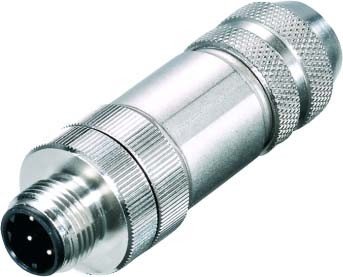 Connecteur SAISM-4/8S-M12 Weidmüller 1892120000 4 pôles codage D