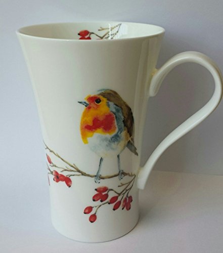 Roy Kirkham Latte Mug Robin