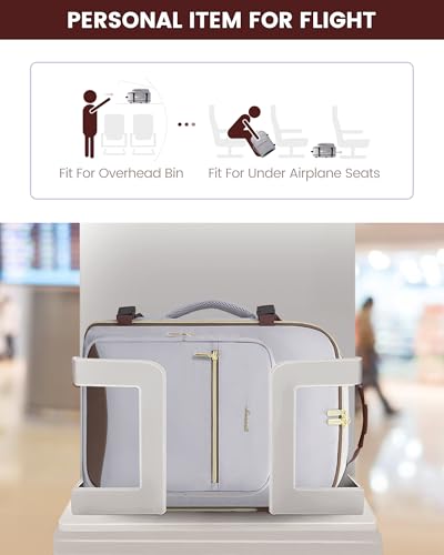 Image of LOVEVOOK 40L Travel Backpack Flight Approved Carry on Backpack,3 Packing Cubes,Waterproof Personal Item Travel Bag,TSA Carry on Luggage Suitcase Travel Essentials,Gifts for Women & Men,fits 17 inch Laptop