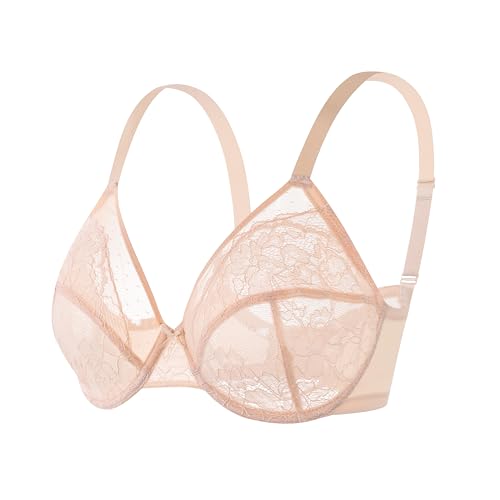 Vukoiswe Minimizer Bra for Women, Plus Size Full Coverage Underwire Bra - image 6