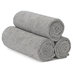 S&T INC. Microfiber Gym Towels, Yoga Towel for Home and Gym Bag, 16 Inch x 27 Inch, 3 Pack