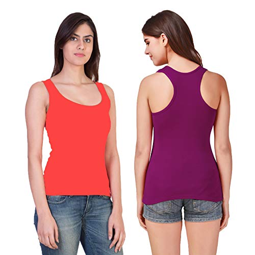 Image of Camisole Tank Top Vest Racerback Sando Camis for Women, Girls (Pack of 2)