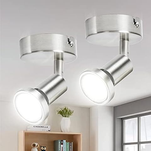 Bojim LED Deckenlampe 1 Flammig, Schwenkbar Deckenstrahler, Strahler Wandlampe , Deckenspot Wandstrahler für Wohnzimmer Cover