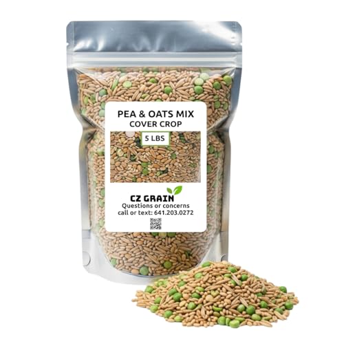 Pea and Oat Cover Crop Seeds – Non-GMO, Annual, Nitrogen-Fixing