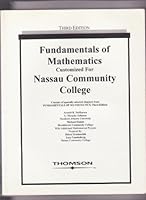 Fundamentals of mathematics customized for Nassau Community College 1890704555 Book Cover