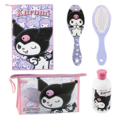 Kuromi Neceser Viaje Aseo Infantil 23cm Sanrio