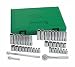 SK Hand Tool 91844 Socket Set - 44 Piece Metric Assortments, Corrosion Resistant, Heavy Duty Fractional Units. Individual Drive Sockets