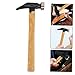 COHEALI Wood Handle Tack Hammer for Shoes Repairing Premium Quality Short Hammer Convenient Crafting Tool for Leather Work Suitable for Shoe Factories and Repair Shops