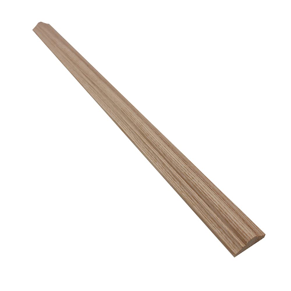 Applique en bois sculpté de 3 cm moulure florale naturelle de haute précision pour armoire chic
