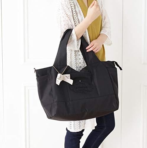 Amazon パサージュ ミニョン Passage Mignon Lバッグ リボンチャーム付きビッグバッグ ブラック 019 00 レディースバッグ 財布