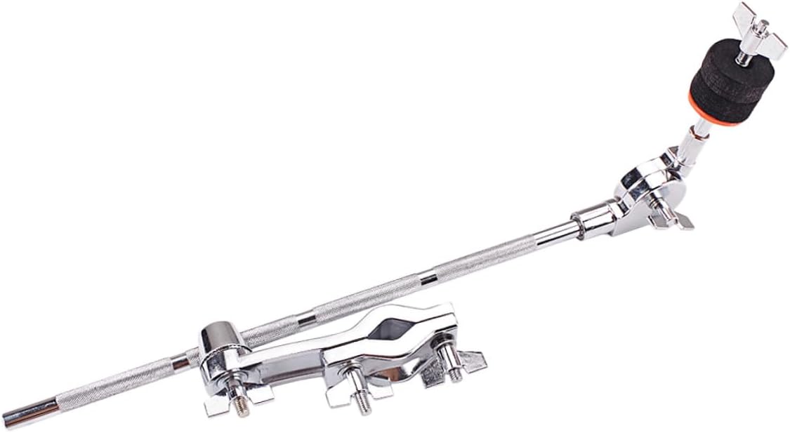 ULTECHNOVO Drum Cymbal Boom Arm with Adjustable Extension Clamp Set Metal Drum Extension Arm Clamp Holder for Percussion Hardware Mounting for Live Performance