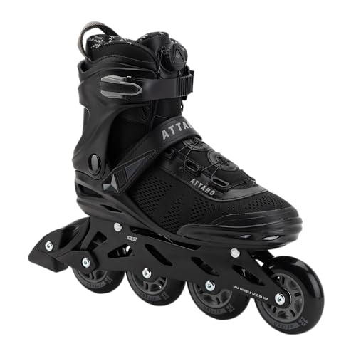ATTABO OneFoot Fitgo - Patines en línea para Hombre, rodamientos ABEC-7, riel de Aluminio, Sistema Fitgo, Freno, Fitness y Ocio (45)