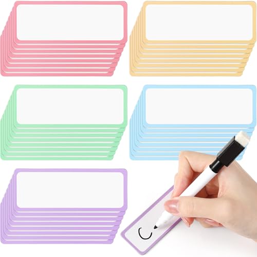 Étiquettes magnétiques de bureau pour tableau blanc de classe et boîte de rangement