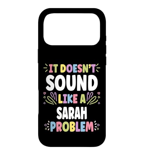 SARAH Personalized Women's Gift Custom SARAH �X�}�z�P�[�X iPhone 17 Pro Max �p