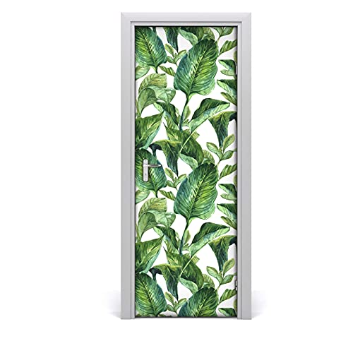 Vinilo floral para puerta autoadhesivo impermeable y resistente al agua 2