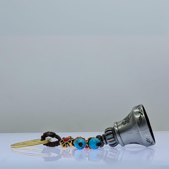 Image of Guardian Bell KeyChain Tibetan Key Chain Good Luck Key Chain