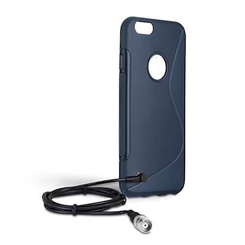 Kit Adaptador para iPhone 6/S CF-425, Aquario, Capa Flexível, Preta