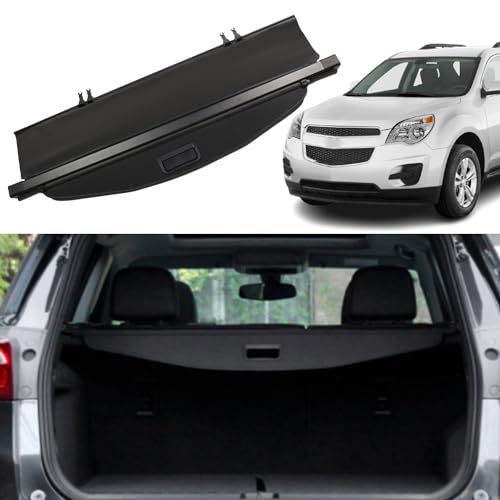 Liizoo Cargo Cover for Chevy Chevrolet Equinox GMC Terrain 2010 2012 2013 2014 2015 2016 2017 Accessories Rear Trunk Security Shielding Shade