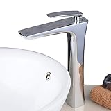 Beelee bathroom vessel sink faucet,single handle,one hole,Mordern Chrome