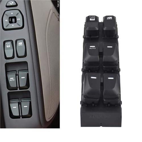 Interrupteur de lève-vitre électrique 93570-2S910 haute durabilité pour portière droite avant
